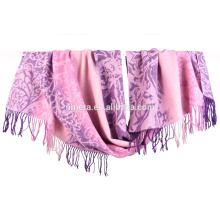 Manufacturer of Inner Mongolia spot wholesale pure wool scarf SWR0070 autumn winter warm double-sided printing lady shawls